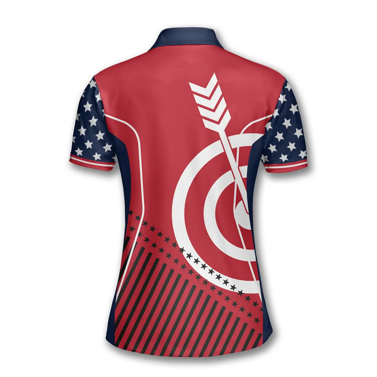 3D All Over Print Patriotic American Flag Custom Archery Shirts for Women, Gift for Her