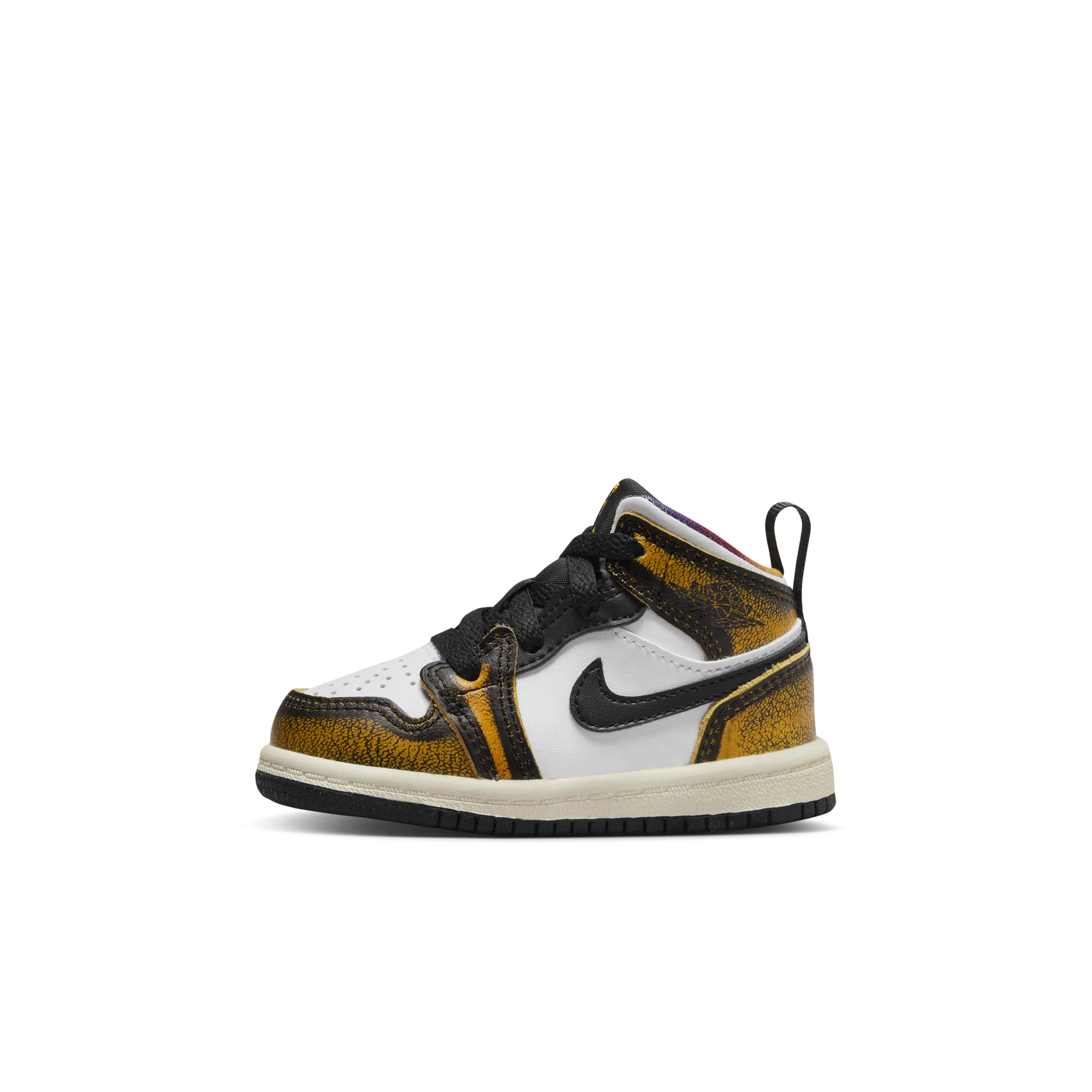 AIR JORDAN 1 MID SE TD - BLACK/TAXI-WHITE-SAIL