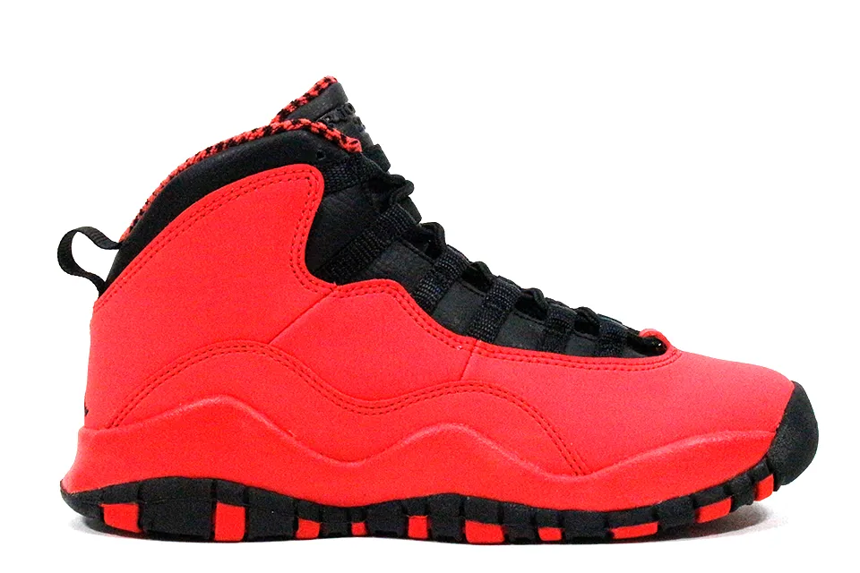 AIR JORDAN 10 RETRO (GS) "Red Fusion"