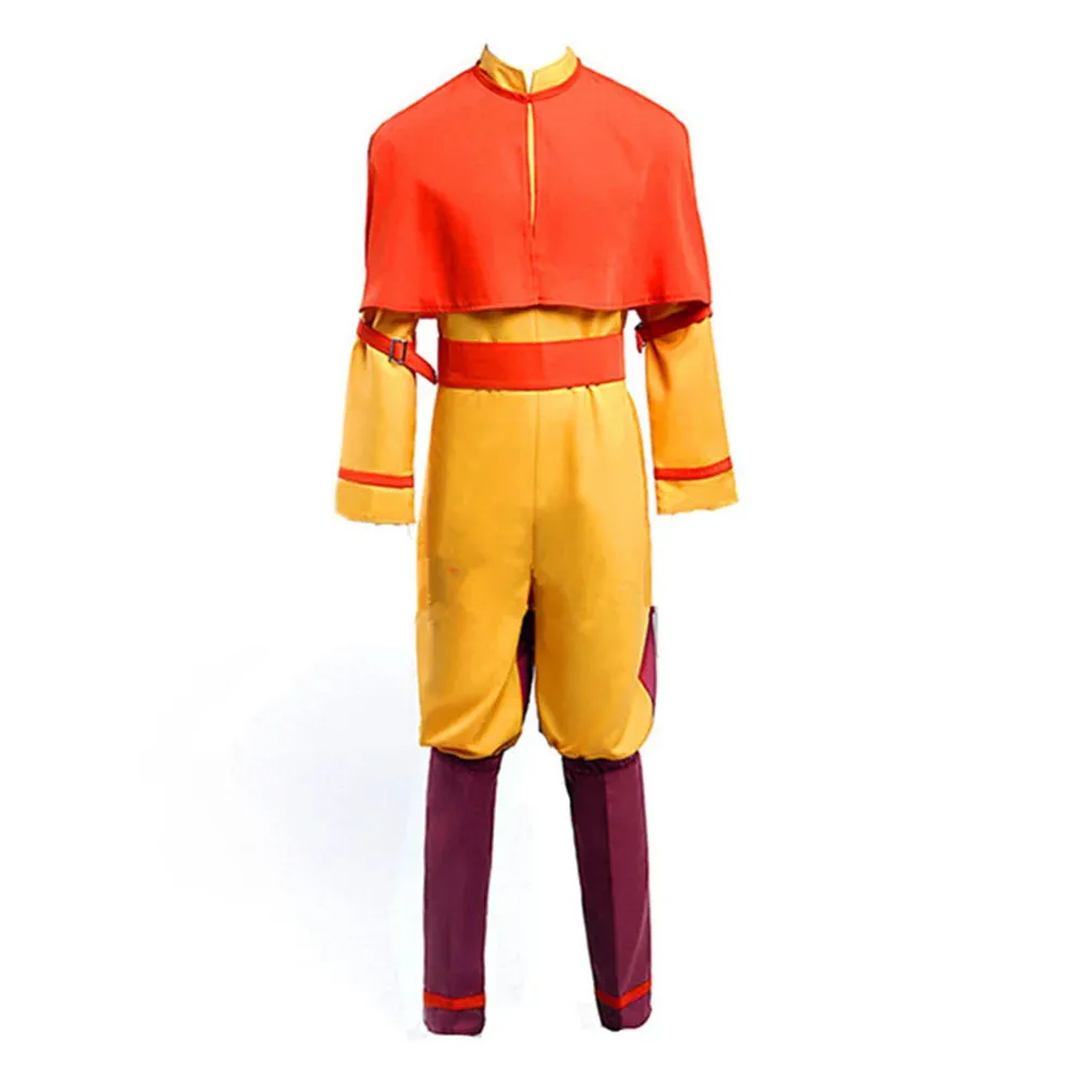 Anime Movie Avatar: The Last Airbender Katara Dress Cosplay Costume Avatar Aang Uniform Set Woman Man Clothes Halloween Costume