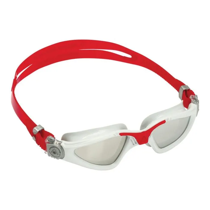 Aqua Sphere Kayenne.A1 - Gray/Red - Silver Titanium Mirrored