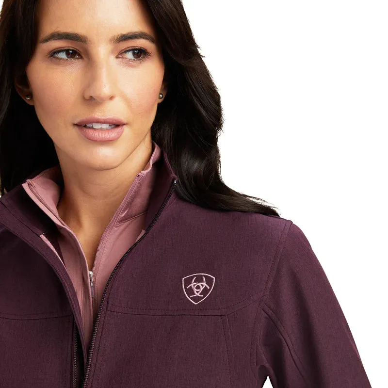 Ariat Womens New Team Softshell Jacket - Mulberry