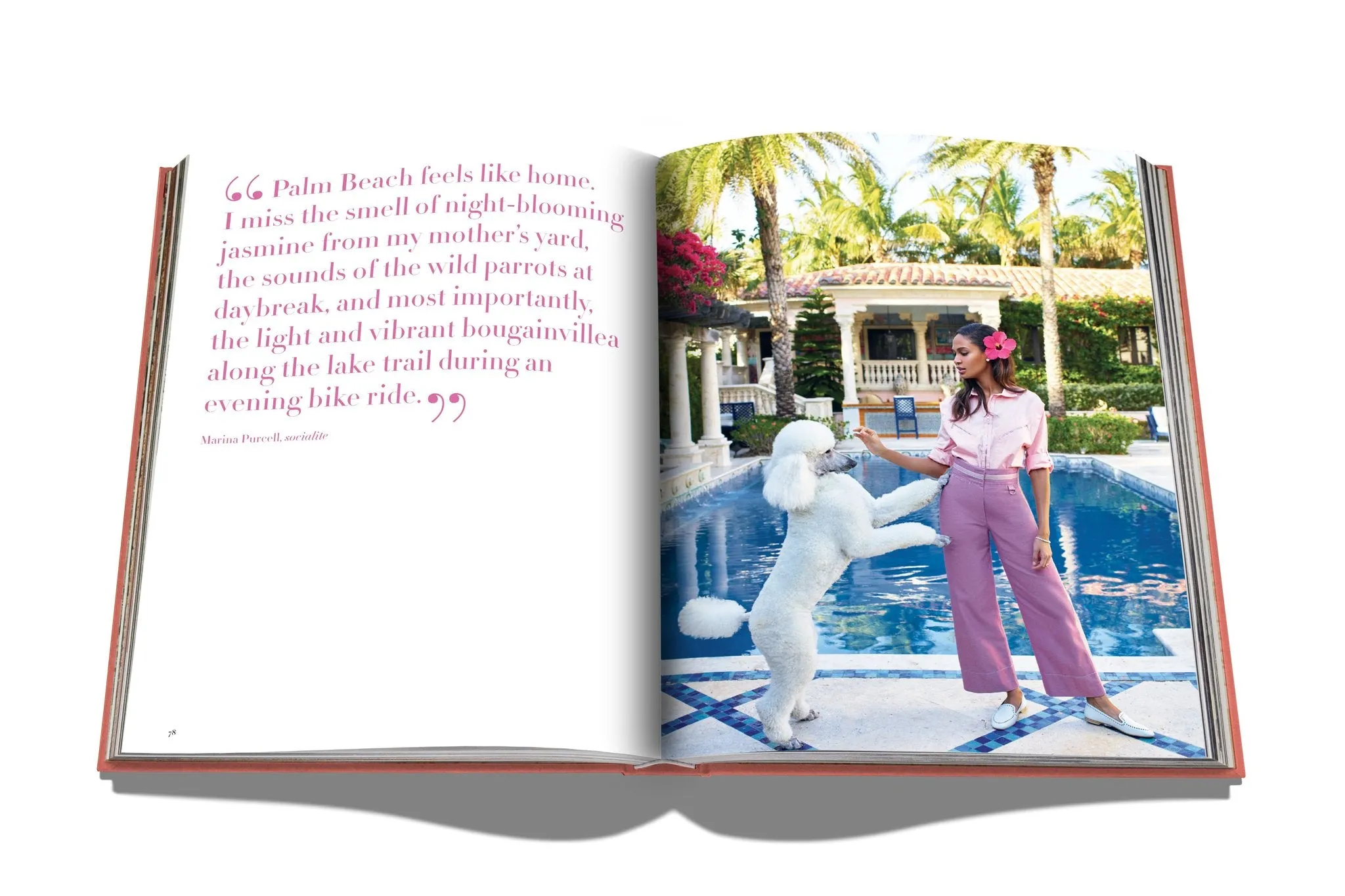 ASSOULINE Palm Beach Hardcover Book By Aerin Lauder