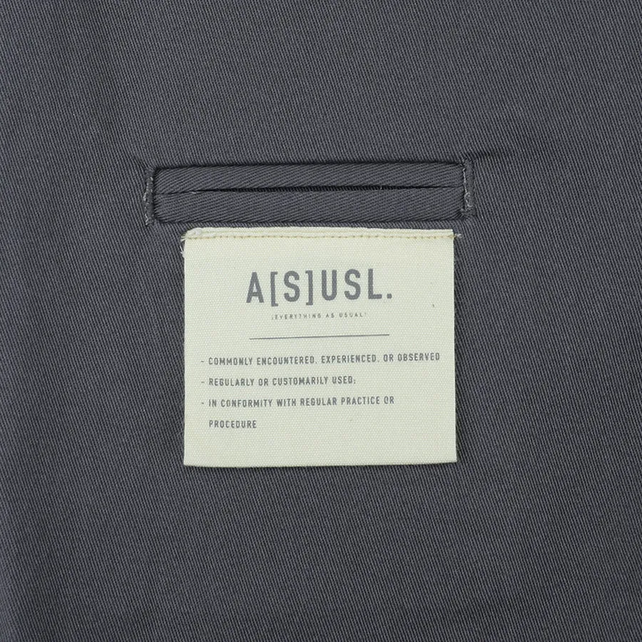 A[S]USL SIGNATURE SHORTS-CHARCOAL