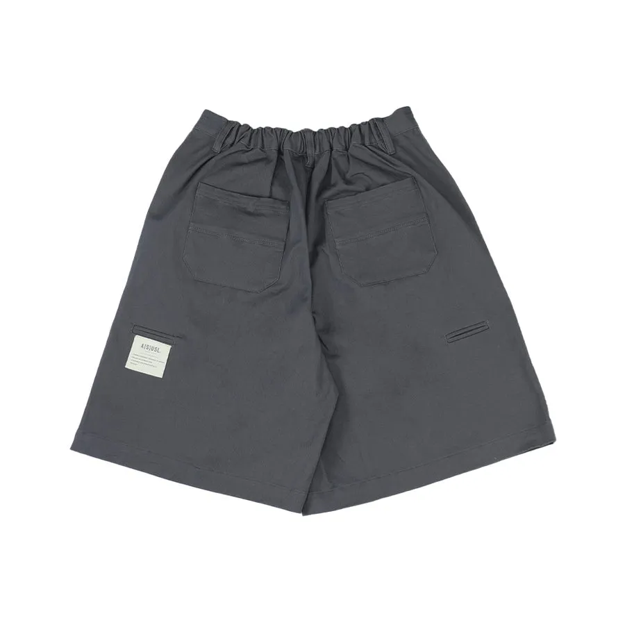 A[S]USL SIGNATURE SHORTS-CHARCOAL