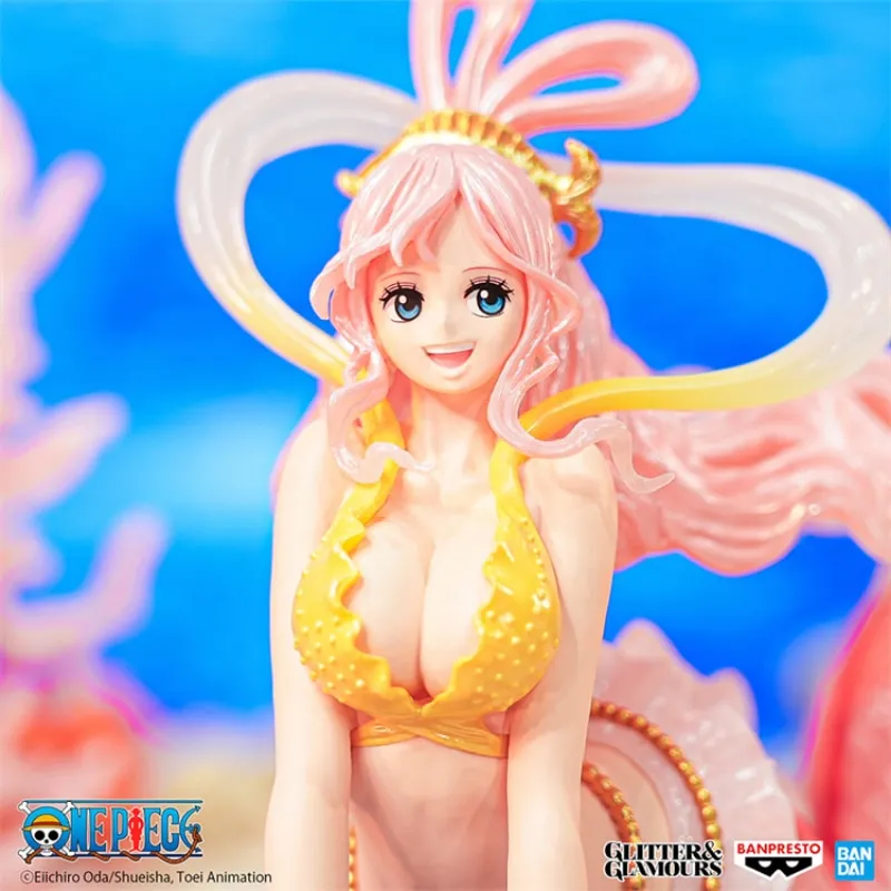 BANDAI Cute Shirahoshi ONE PIECE Shining Charm Anime Action Figurine Collectible