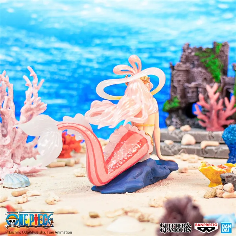 BANDAI Cute Shirahoshi ONE PIECE Shining Charm Anime Action Figurine Collectible