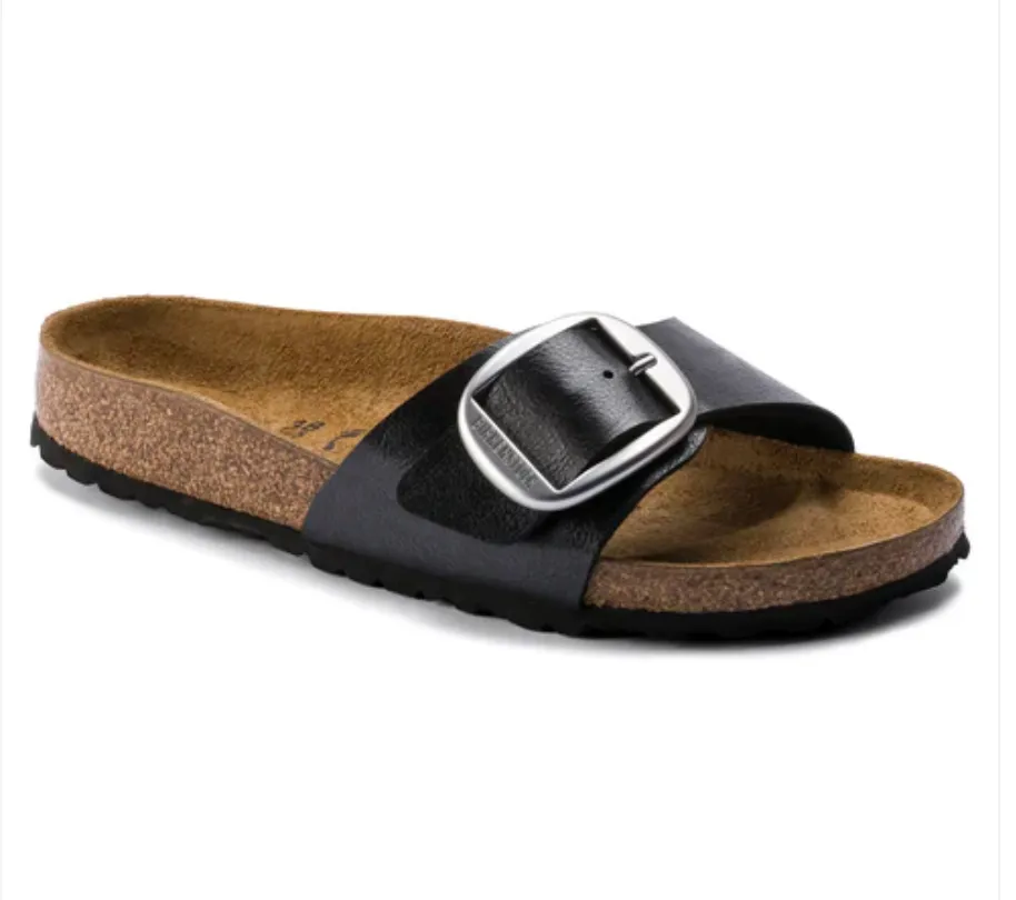 Birkenstock Madrid Big Buckle Black