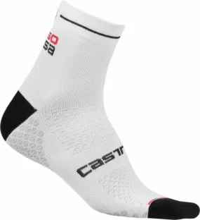 Castelli Women's Rosa Corsa Due Sock - White