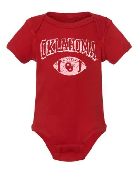 Children's OU Wonka Football Crimson Onesie