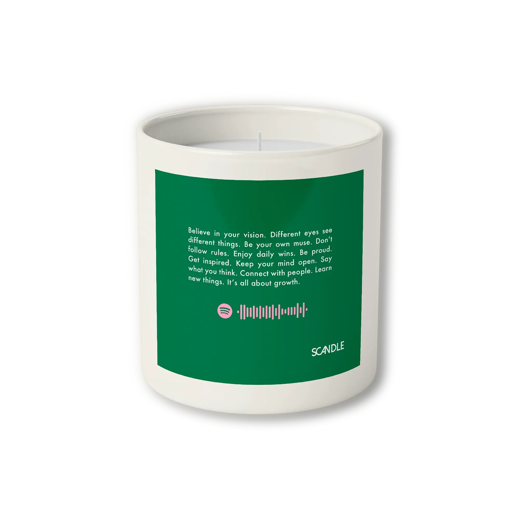 Creative Minds Never Sleep Scented Candle