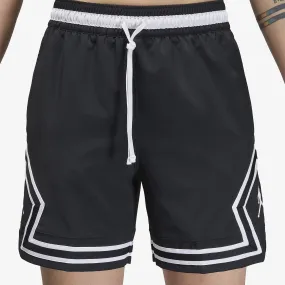 DRI-FIT WOVEN DIAMOND SHORTS 'BLACK/WHITE/WHITE'