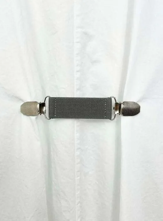 Elasticated Cinch Clip - Grey