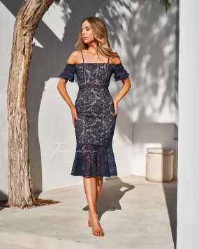 Erica Dress - Navy