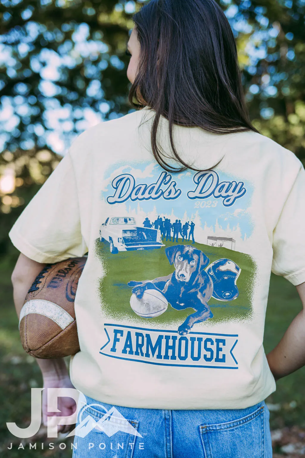 Farmhouse Dog Dad's Day Tshirt