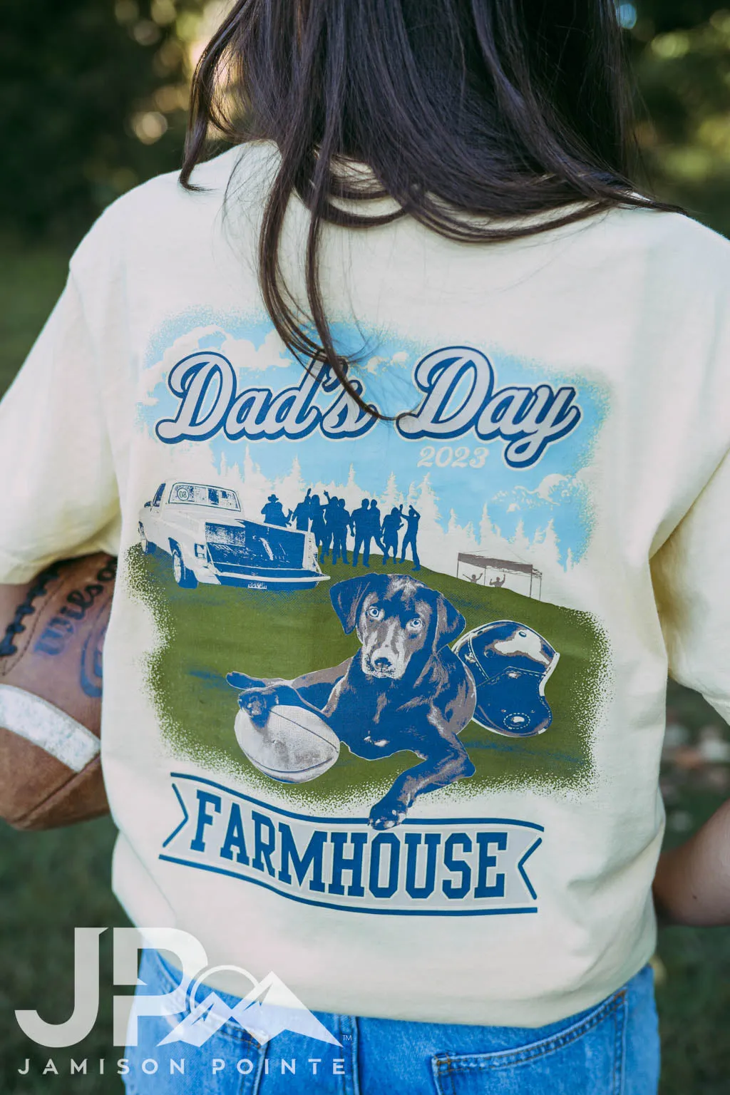 Farmhouse Dog Dad's Day Tshirt