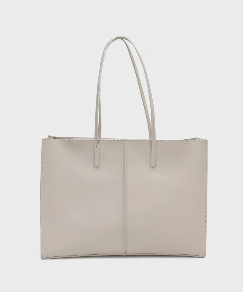 Faux Leather Tote Bag