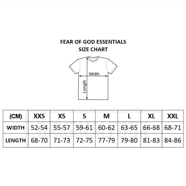 FEAR OF GOD Essentials Felt Logo Tee Smoke