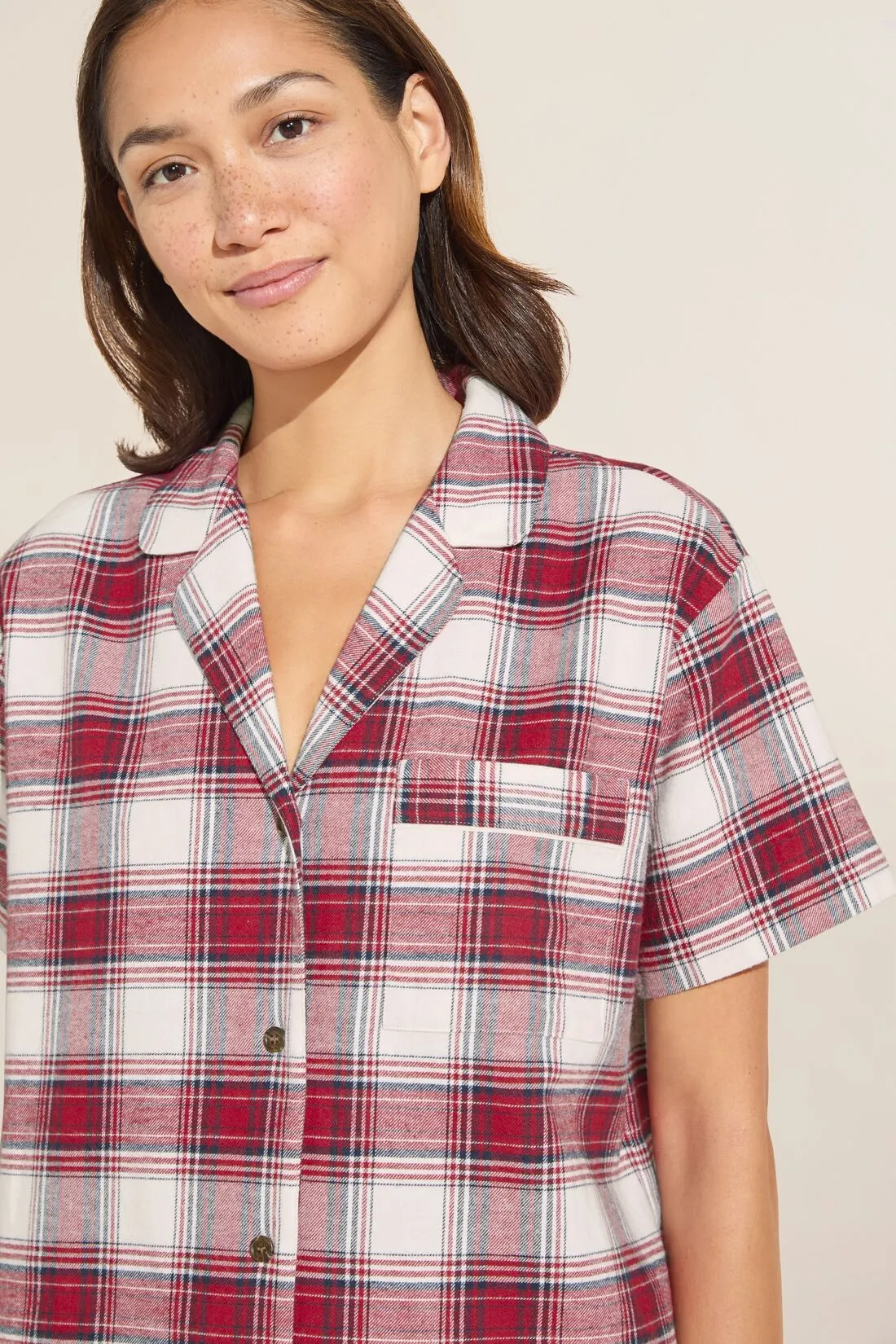 Flannel Short PJ Set