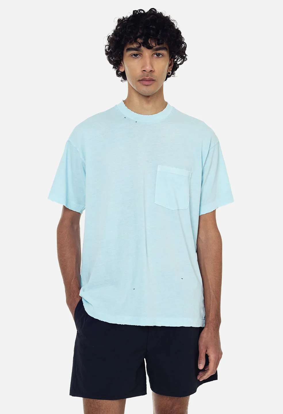 Folsom Pocket Tee / Vintage Sky