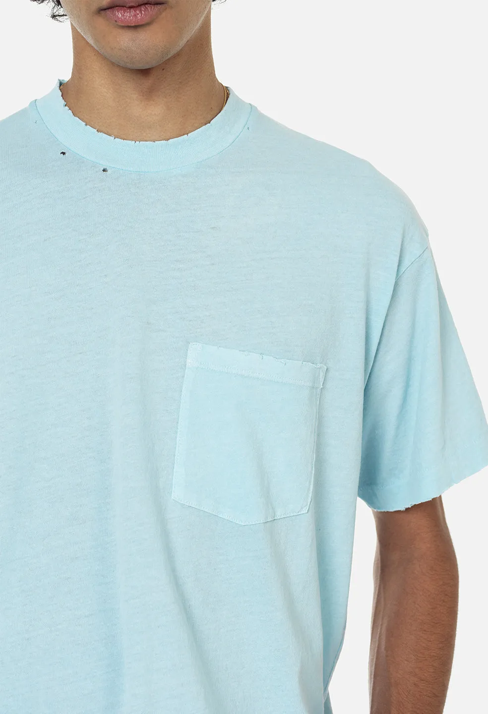 Folsom Pocket Tee / Vintage Sky