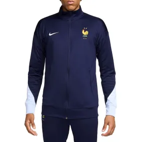 France training presentation Soccer tracksuit 2024/25 navy - Nike