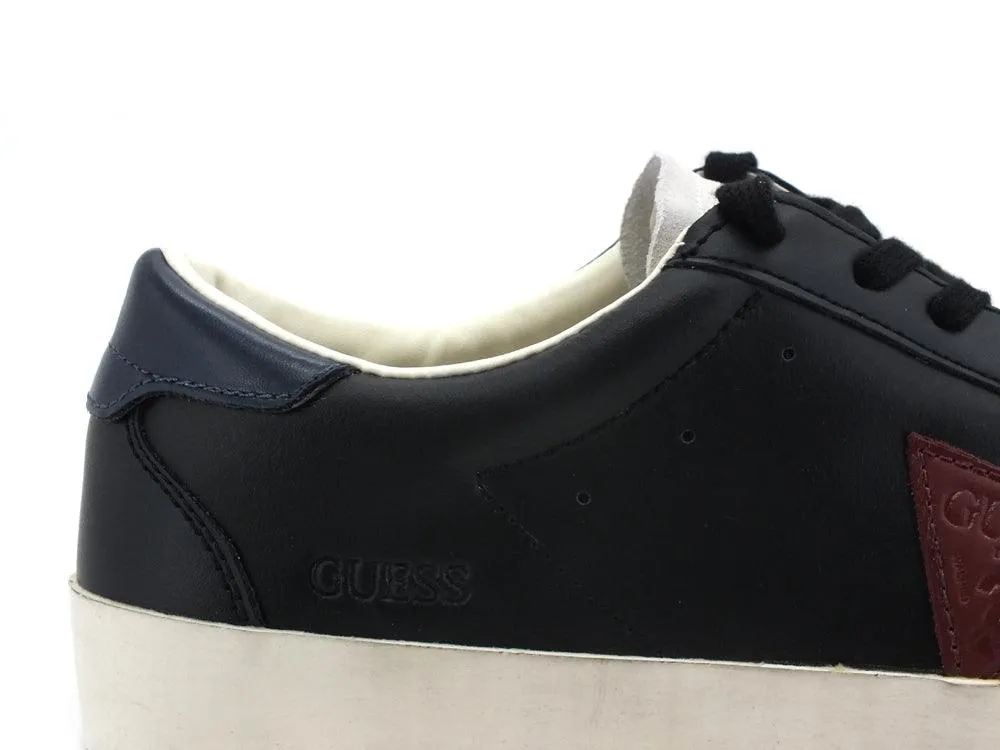 GUESS Sneaker Pelle Logo Suede Black Blue FMLOD8LEA12