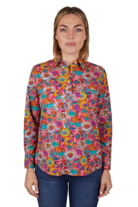 Hard Slog Shirt Womens Half Button Susie