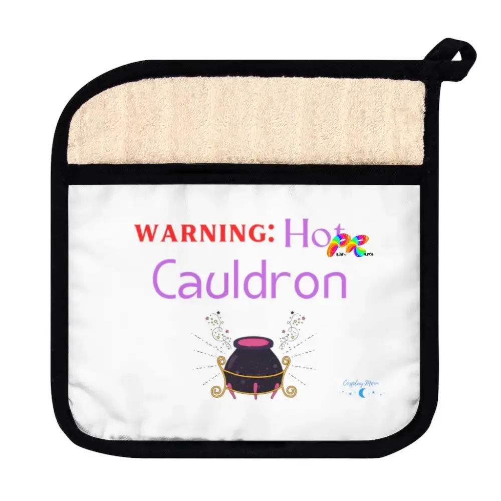 Hot Cauldron Pot Holder with Pocket