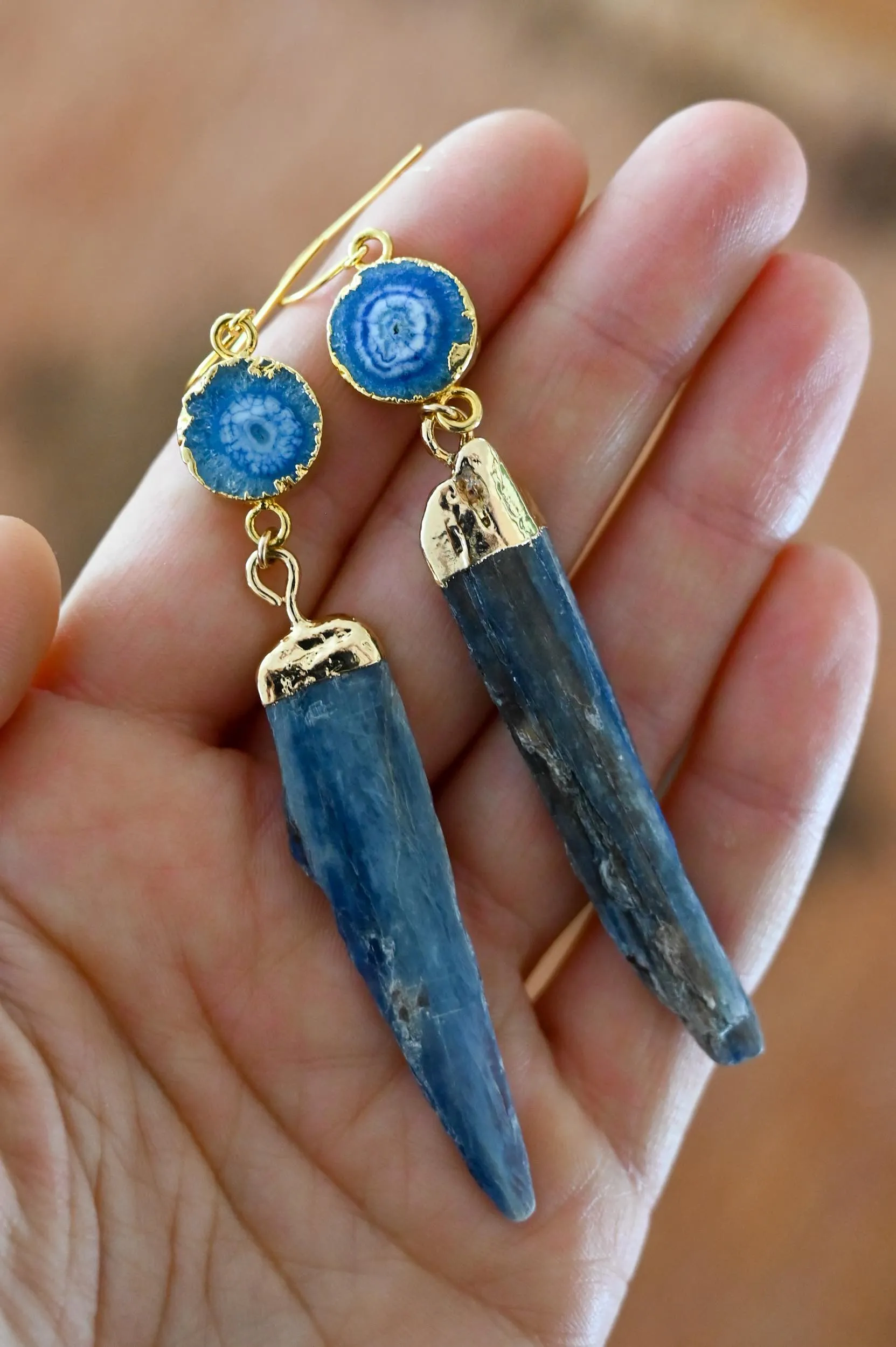 I Honor My Truth Kyanite Earrings