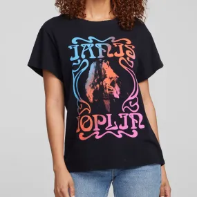 Janis Joplin Retro Tee (Black)