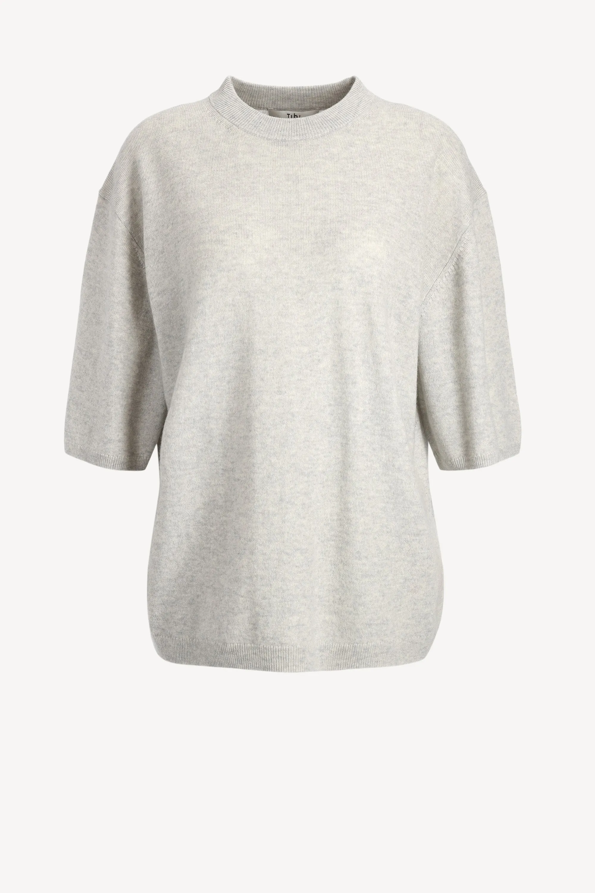 Kaschmirshirt Easy in Heather Grey