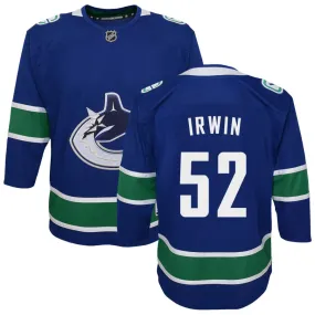 Matt Irwin Vancouver Canucks Youth Premier Jersey - Blue