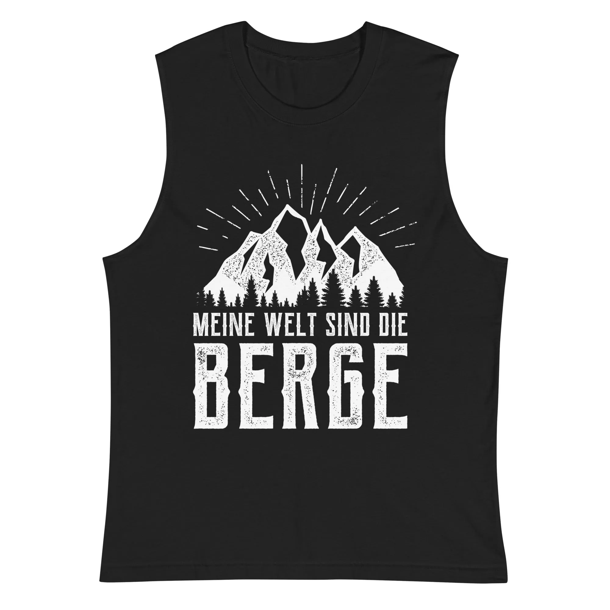 Meine Welt sind die Berge - Muskelshirt (Unisex)