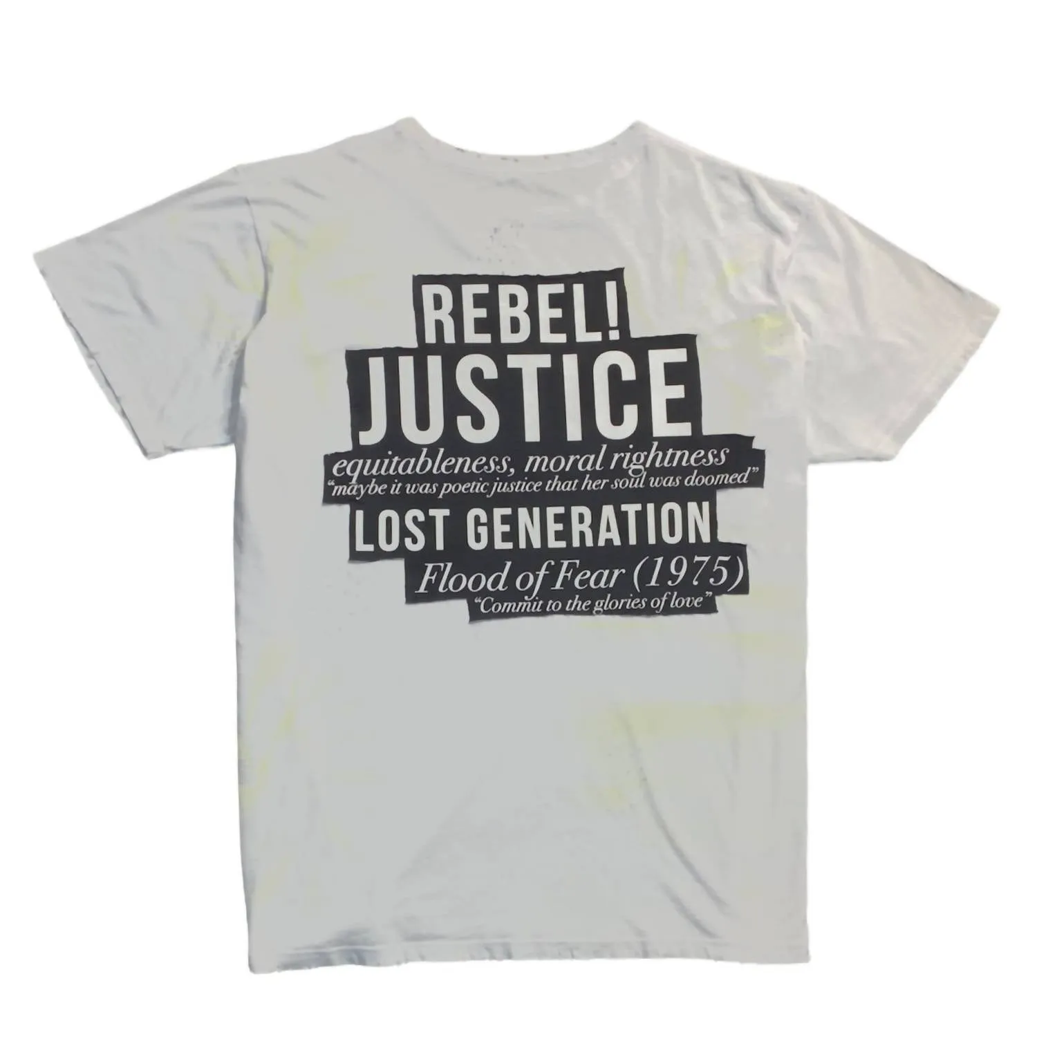 Men's Justice T-Shirt In White