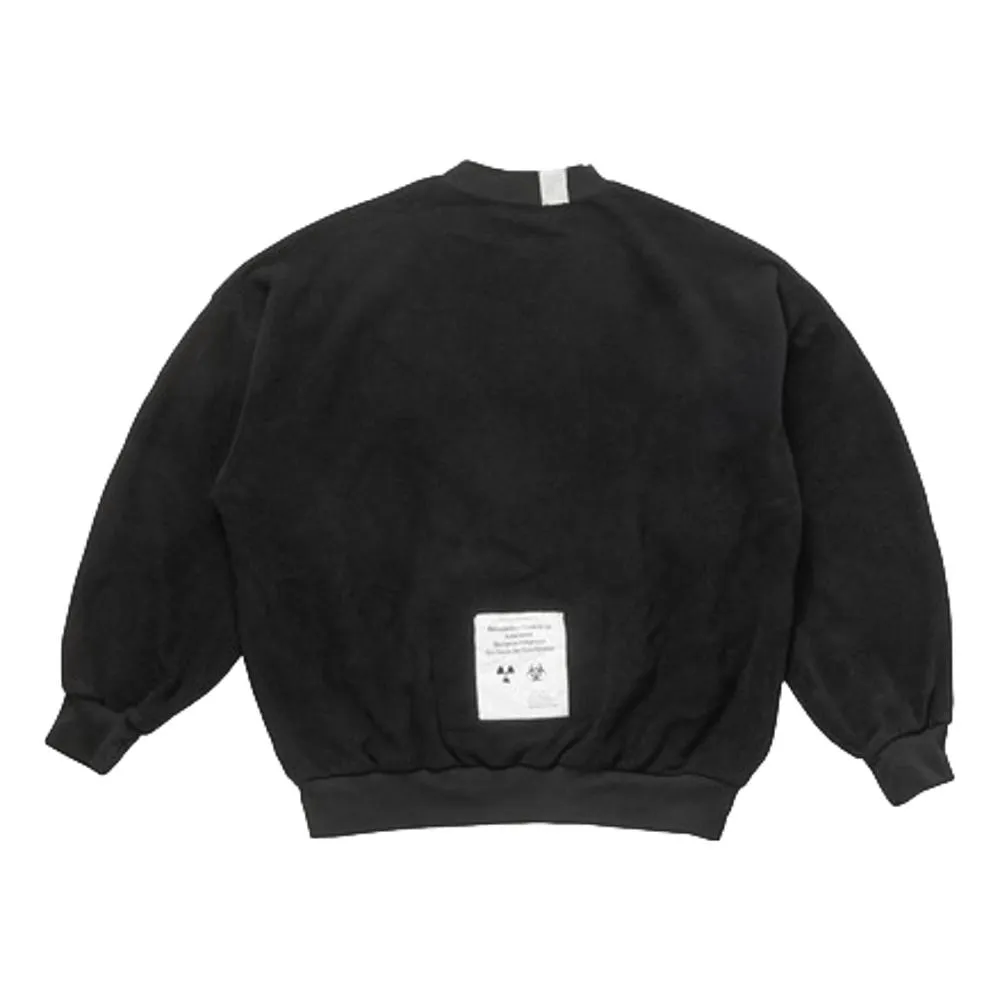 N.HOOLYWOOD WILD THINGS CREW NECK FLEECE-BLACK