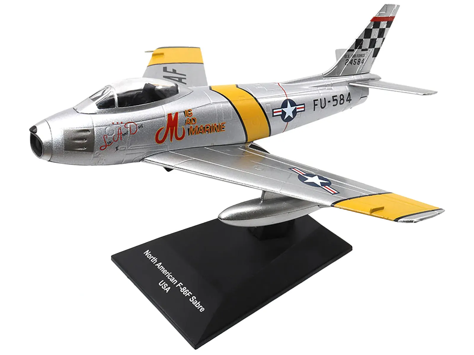 North American F-86F Sabre Fighter Aircraft US Air Force 1/72 Diecast Model by Militaria Die Cast