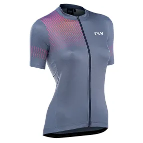 Northwave Womens Origin Jersey - Dark Grey/Past