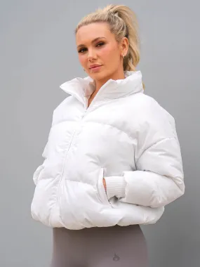 Pace Puffer Jacket - White