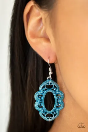 Paparazzi Mantras and Mandalas Blue Earrings