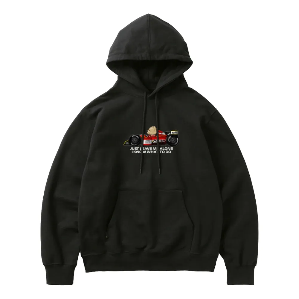 PARADISE YOUTH CLUB STONED BEAR F1 HOODIE-BLACK