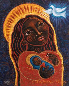 Print, 11x14 Black Madonna