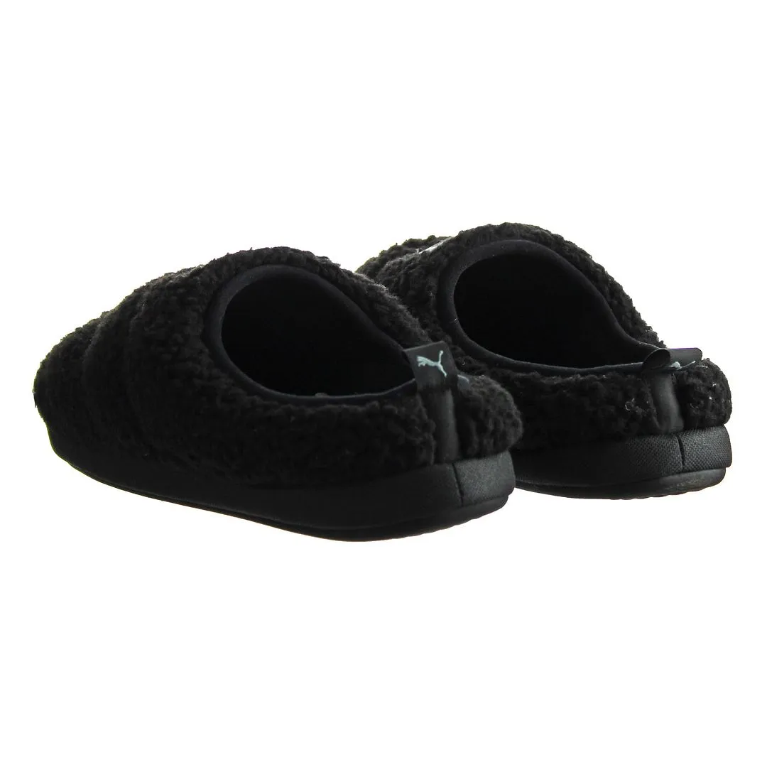 Puma Scuff Sherpa Black Mens Slippers