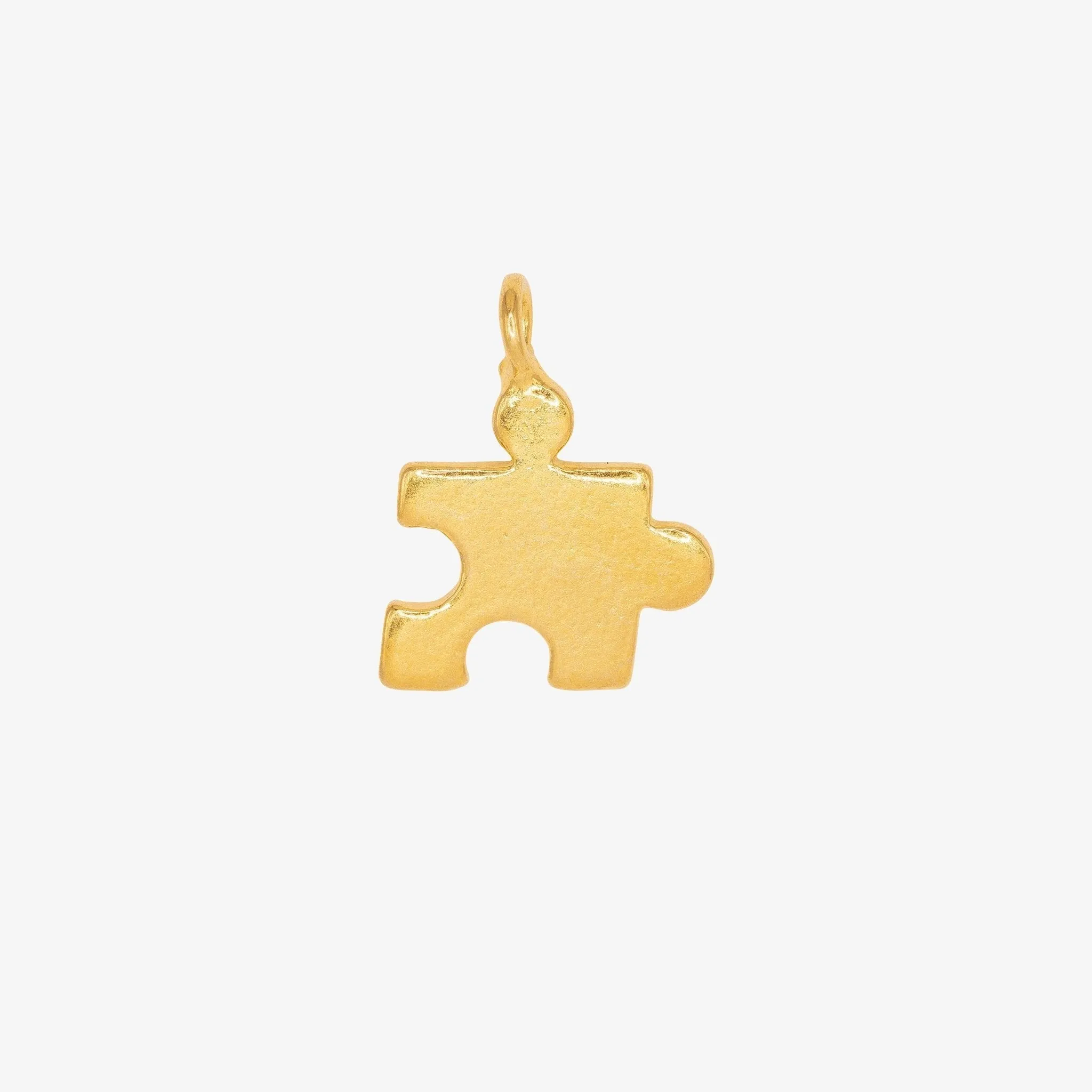 Puzzle Piece Charm Wholesale 14K Gold, Solid 14K Gold, 329G