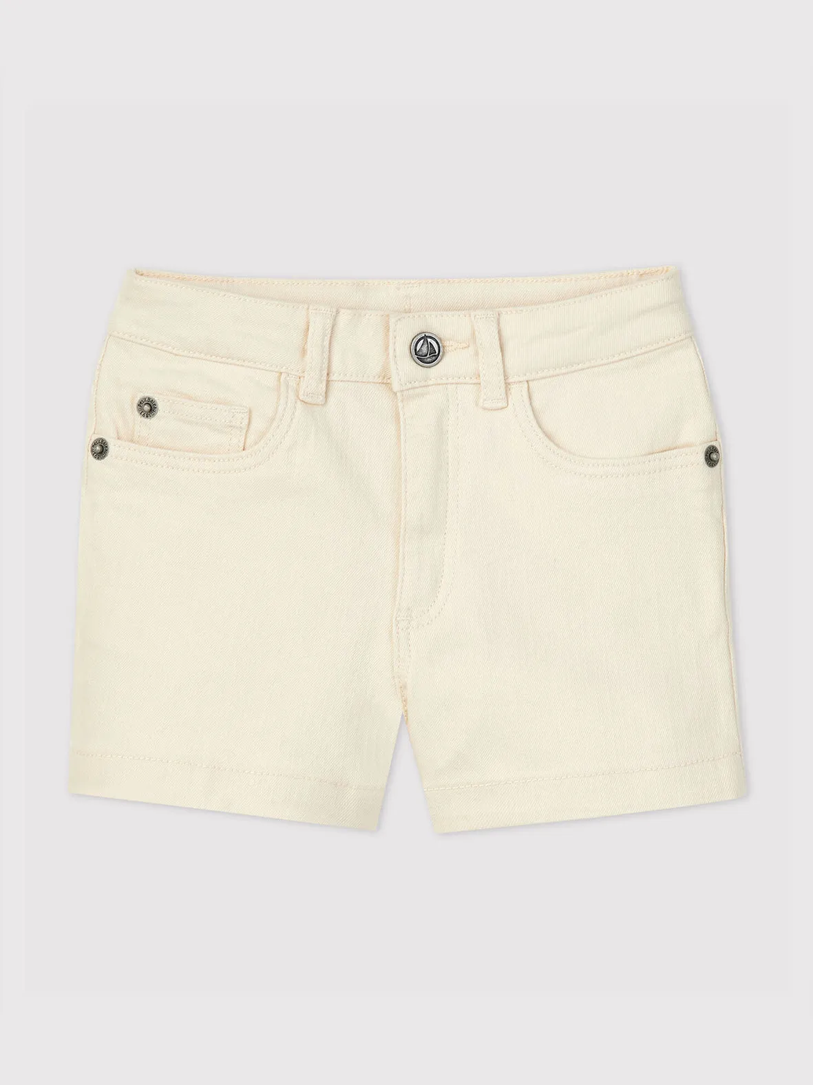 Short in denim bambina