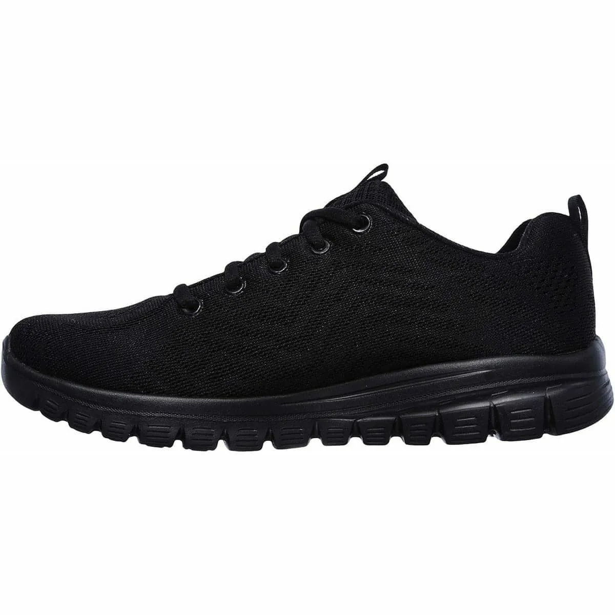 Skechers Graceful WIDE FIT Womens Training Shoes - Black