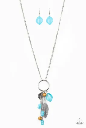 Sky High Style Blue-Necklace