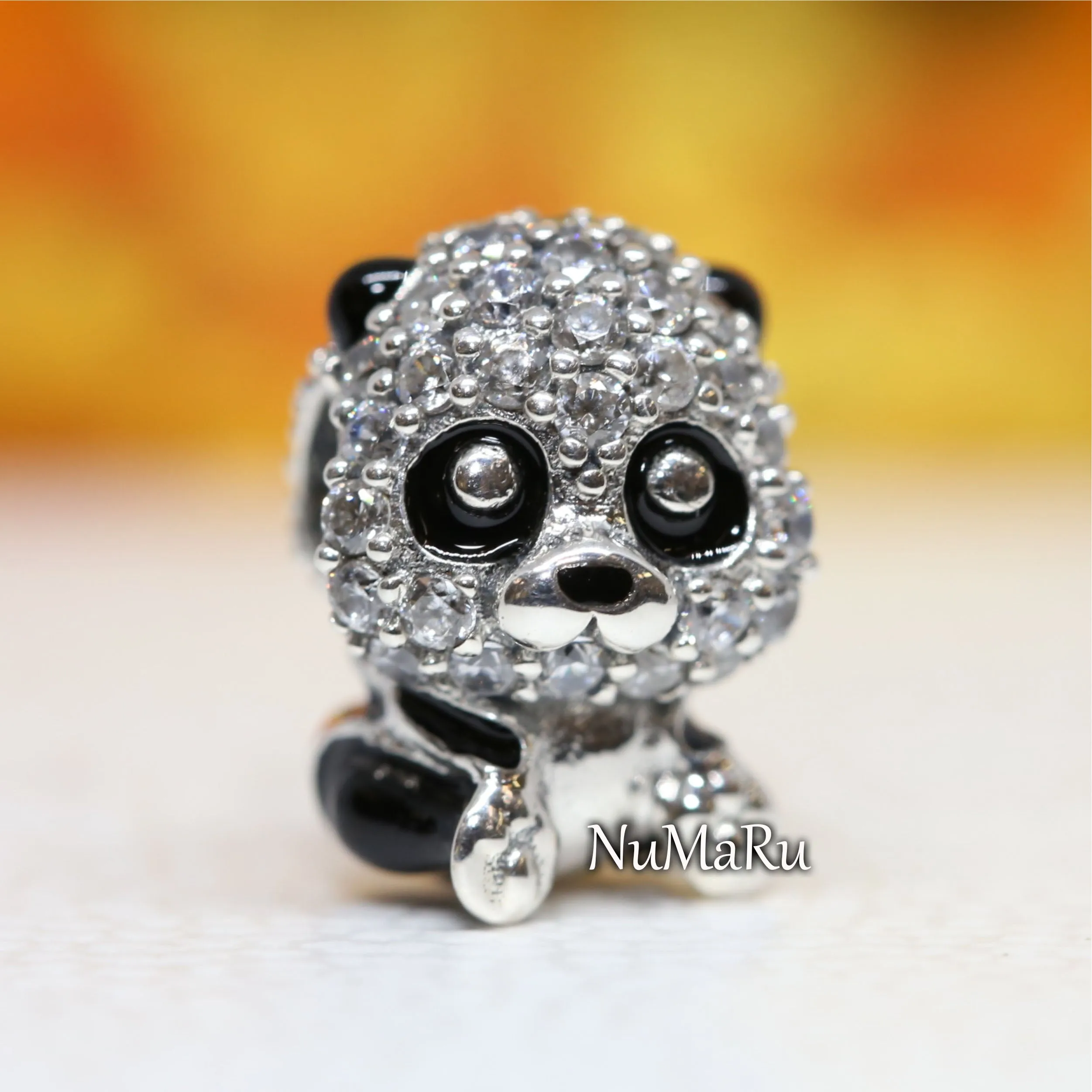 Sparkling Cute Panda Charm 790771C01