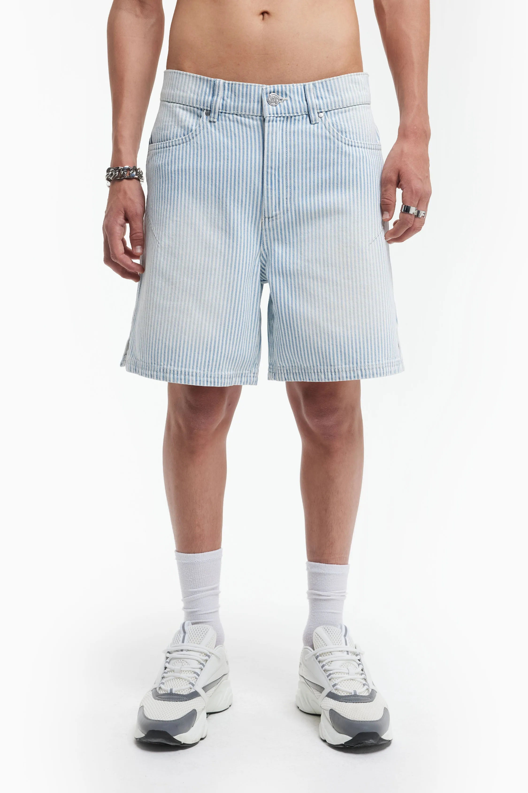 STRIPES BLUE SHORTS