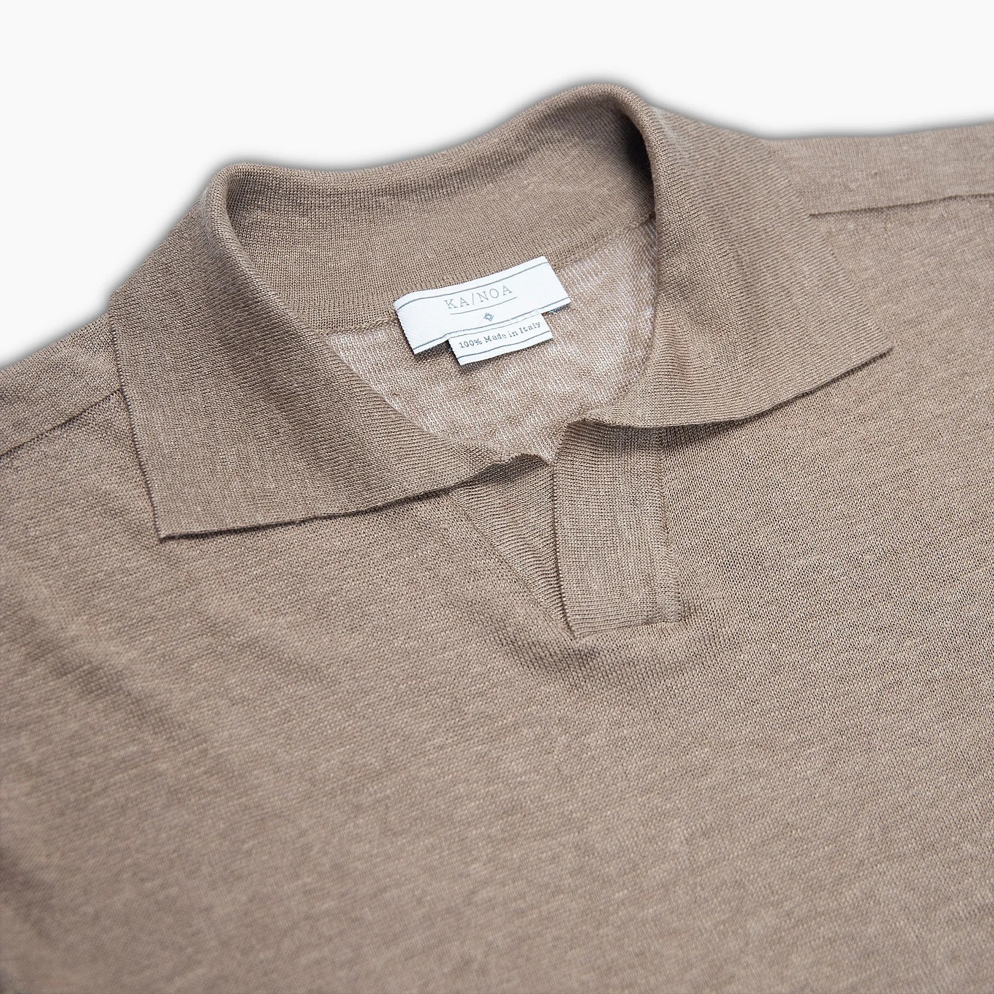 Tacker Polo Tricot in Brilliant Linen